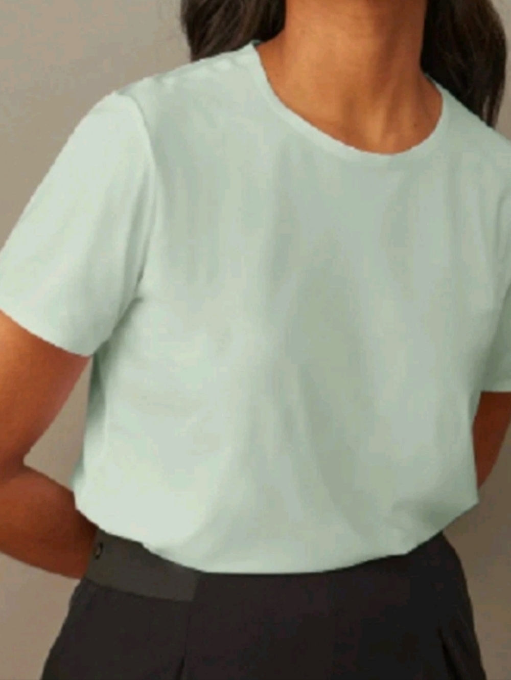 ADAY "Made It T-Shirt" Short Sleeve Made in Portugal Light Seafoam green XL